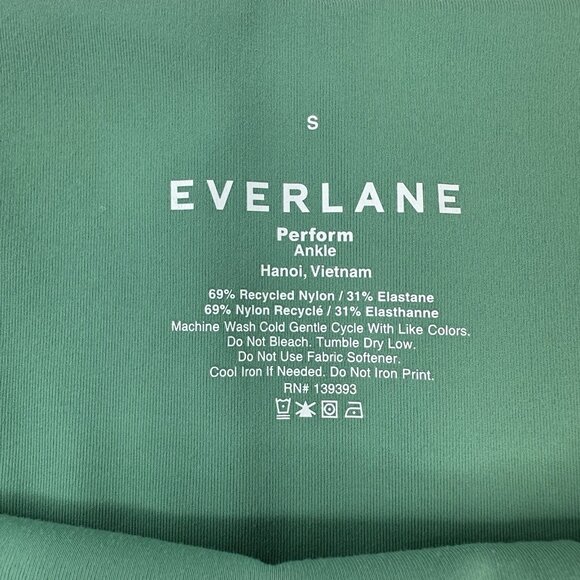 Everlane Women’s Green Athletic Perform‎ Ankle Seamless Leggings Small/W24/L25 - Picture 5 of 10